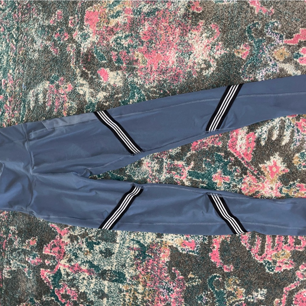 Blue Adidas Leggings Extra Small